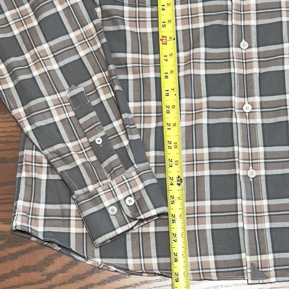 Untuckit Shirt Mens XL Softest Lightweight Flannel Plaid Button Up Outdoors - Picture 6 of 7